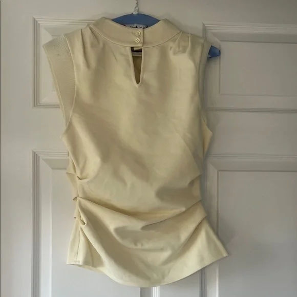 Reiss Cream Sleeveless Tank Top - Picture 2 of 2